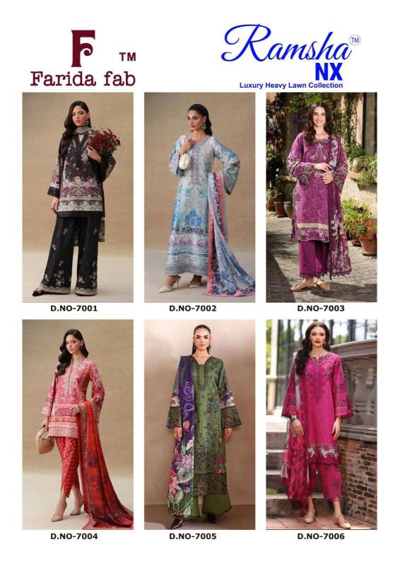 Farida fab ramsha nx ikat salwar suits wholesale